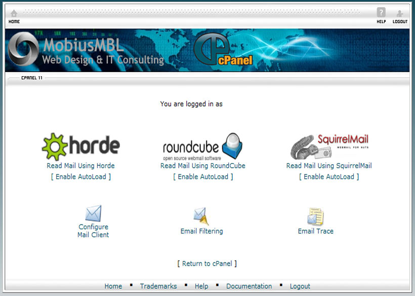 cpanel webmail